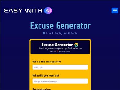 Excuse Generator