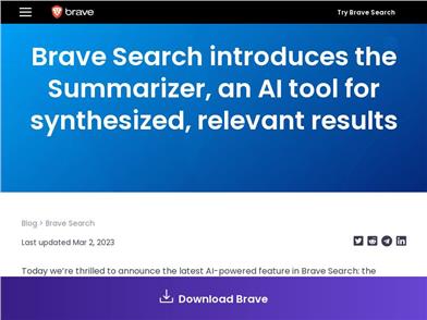 Brave Search Summarizer