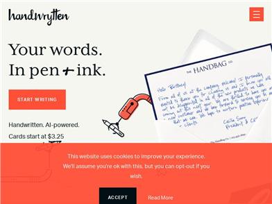 Handwrytten