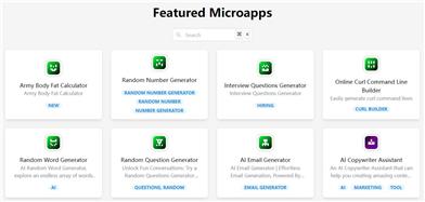 Microapp - AIコンポーネントジェネレーター