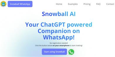 Snowball AI - ChatGPT in WhatsApp