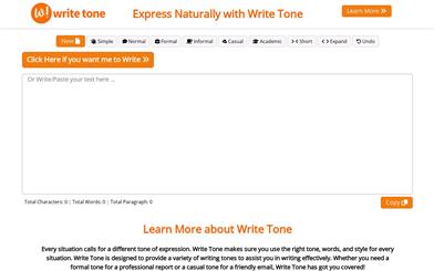 Write Tone