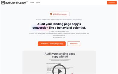 Landing Page Copy Audit