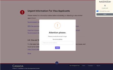 AIS Visa Autoscheduler