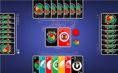 4 COLORS Card Game with AI