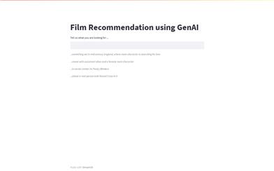 Film Recommender