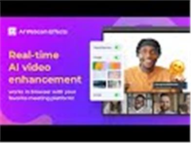 AI Webcam Visual Effects: Google Meet & Other