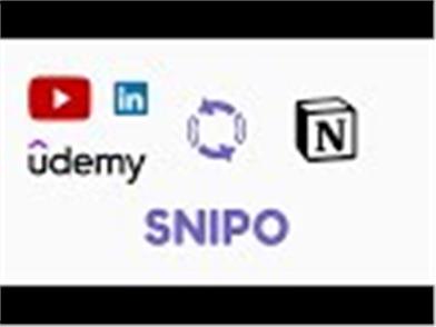 Video Notes to Notion & AI Flashcard by Snipo