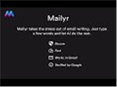 ChatGPT Mailyr: Write Emails with AI