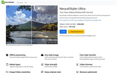 NeuralStyler Ultra