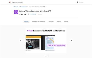 Udemy Summary with ChatGPT