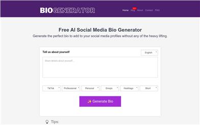 Social Media Bio Generator