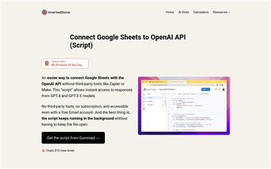 Google Sheets to OpenAI
