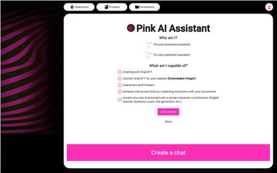 Pink AI Assistant