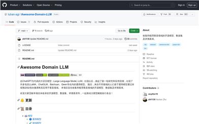 Awesome-Domain-LLM