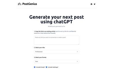 PostGenius