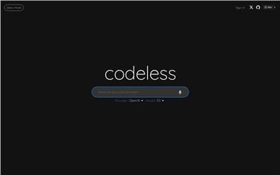 codeless