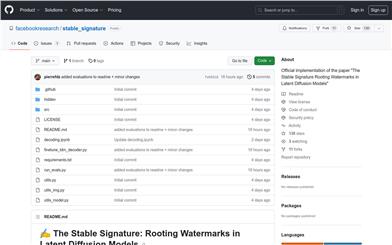 Stable Signature