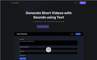 ShortVideoGen