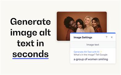 AI Alt Text for Wix