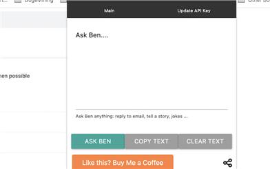 Ask Ben (Chat GPT) Anything AI
