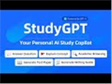 StudyGPT - Your AI Study Copilot Powered by GPT-4