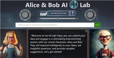 Alice and Bob AI Brainstorm Lab