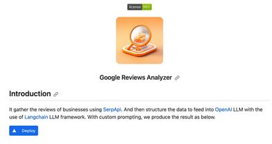 Googleレビュー分析ツール