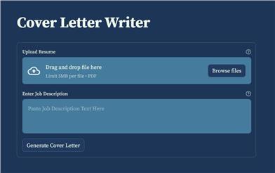Cover Letter Writer