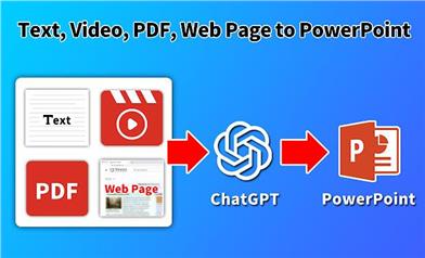 GPT PowerPoint Maker -Text, Video, PDF to PPT
