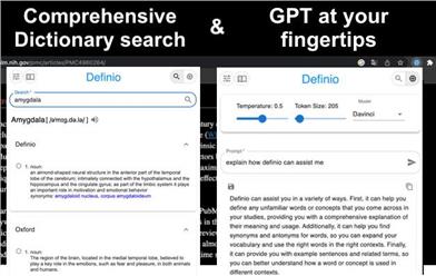 Definio: GPT Sidebar, Vocabulary & Learning