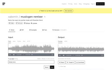 MusicGen Remixer
