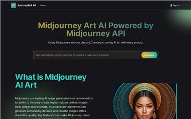 Midjourney AIアートジェネレーター
