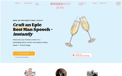 AI Best Man Speech Writing Tool