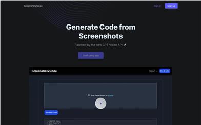 Screenshot2Code