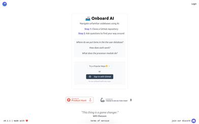 Onboard AI