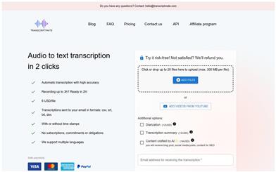 Transcriptmate.com