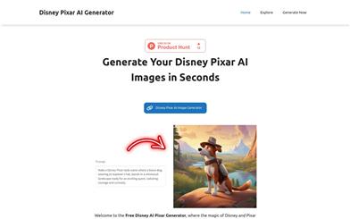 Disney Pixar AI Image Generator