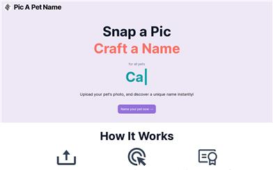 Pic A Pet Name