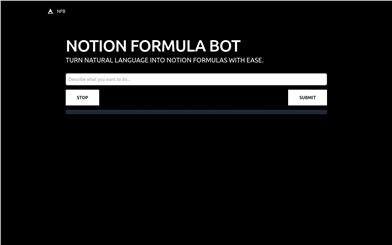 Notion Formula Bot