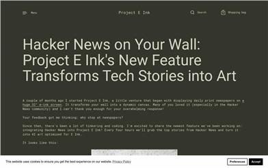 Project E Ink