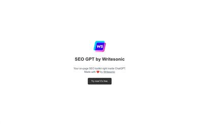 SEO GPT by Writesonic