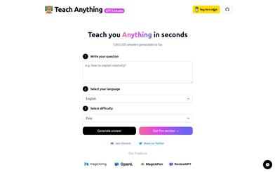 Teach Anything