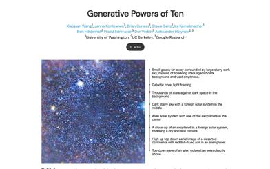 Generative Powers of Ten
