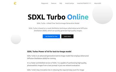 SDXL Turbo オンライン