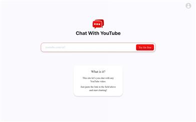 Chat with YouTube