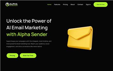 Alpha Sender