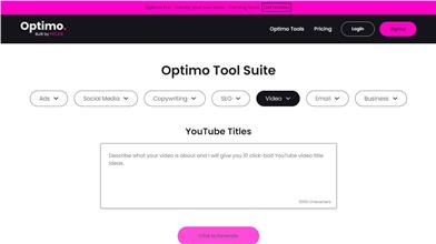 Youtube Title Generator | Optimo