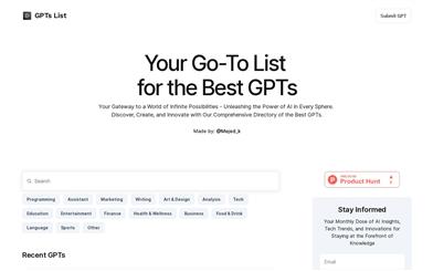 GPTs List