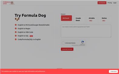 Formula Dog